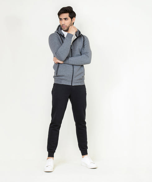Men's Basic Zipper Hoodie